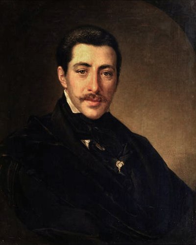 Portret van de auteur Alexander Sukhowo-Kobylin door Vasili Andreevich Tropinin